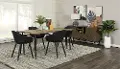 Testa Black 5 Piece Dining Room Set