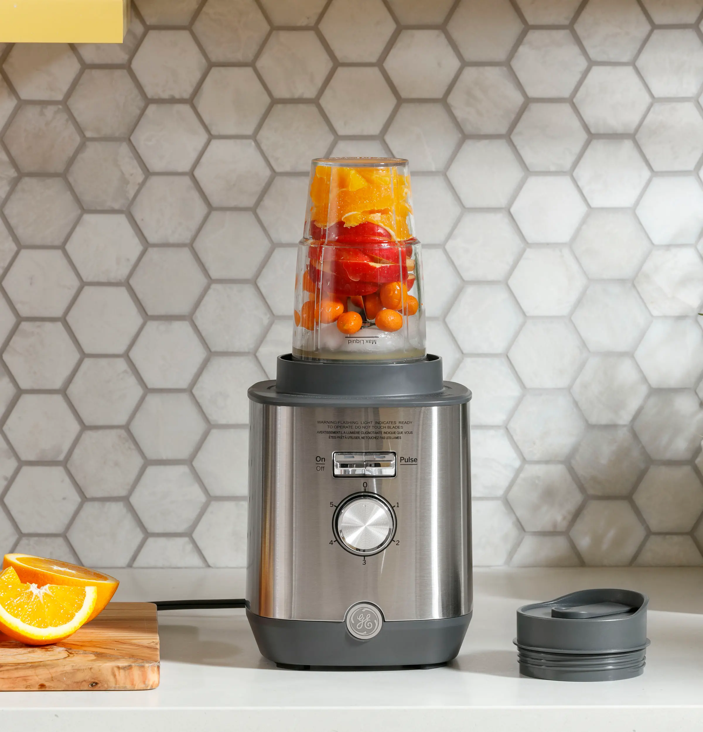 G8BCAASSPSS GE 64oz Blender - Stainless Steel-9