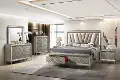 Radiant Platinum 4 Piece California King Bedroom Set