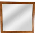 Robin Mid-Century Modern Brown Mirror