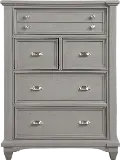 Harbor Hut Gray Youth Chest of Drawers