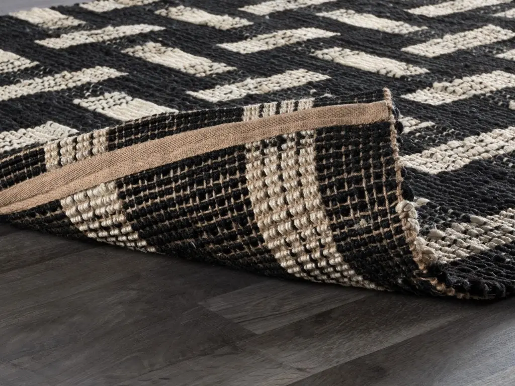 Preston 8 x 10 Black and Ivory Area Rug-3