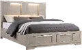 Devon Oak King Storage Bed