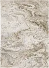 Nebulous 8 x 11 Abstract Ivory Area Rug