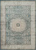 CQ-01/BL/SND-5.3X7.6 Century 5 x 8 Blue Sand Area Rug