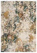 KM26MU5X7-MULT/KARMA Karma 5 x 8 Contemporary Yellow Area Rug