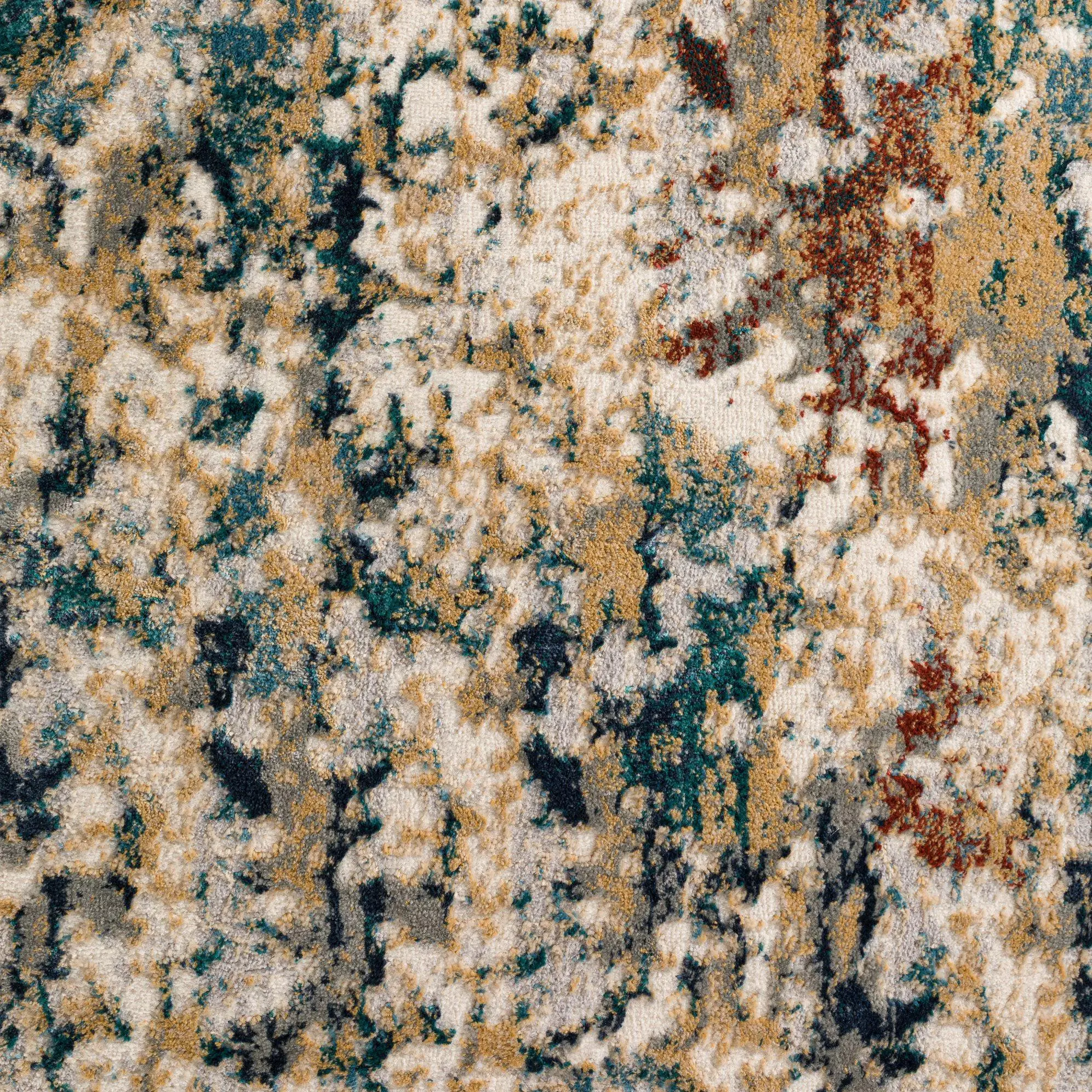 KM26MU8X10-MULT/KARM Karma 8 x 10 Contemporary Yellow Area Rug-3