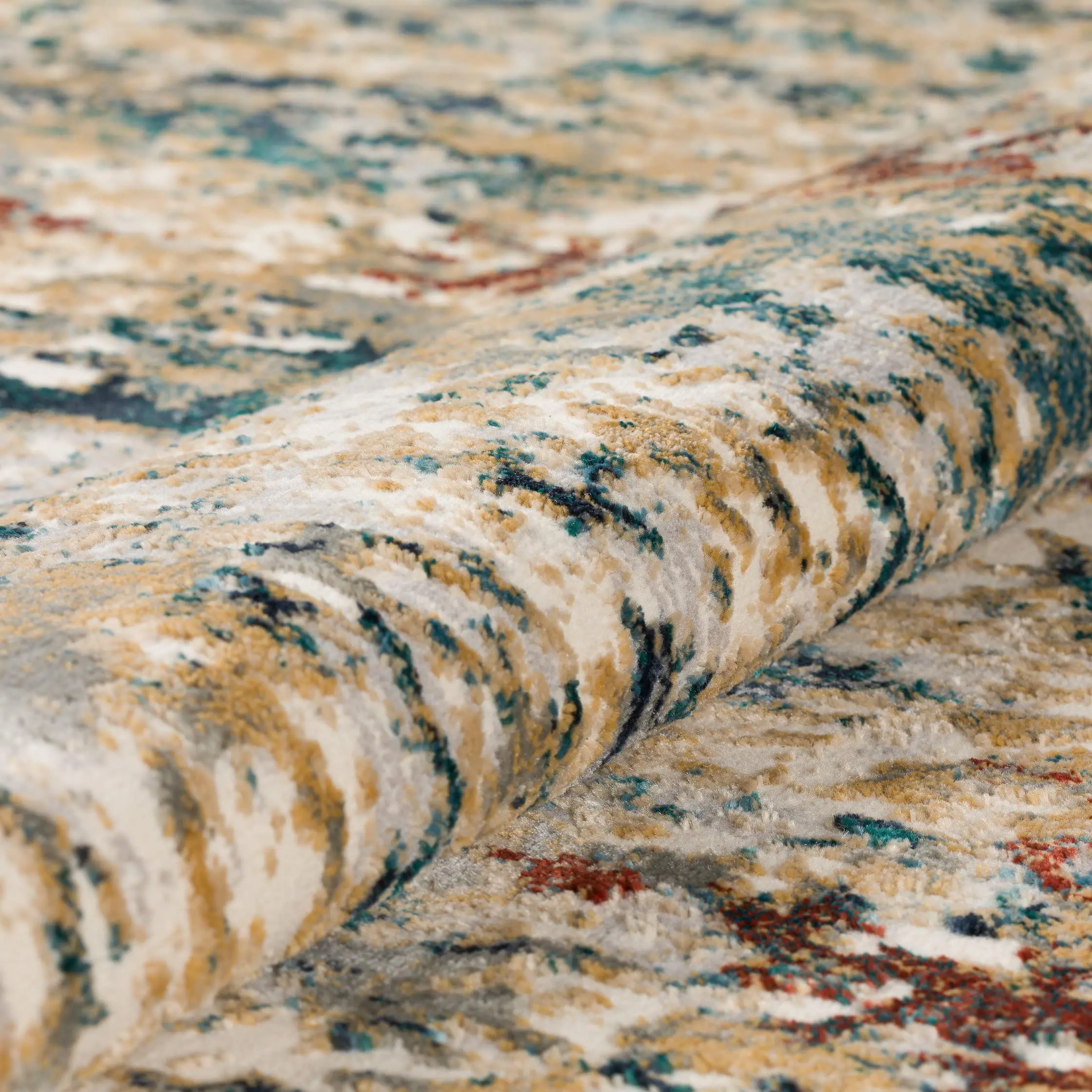 KM26MU8X10-MULT/KARM Karma 8 x 10 Contemporary Yellow Area Rug-6