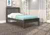 Carson Dark Gray Twin Bed