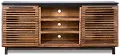 Graceland Brown and Black 63 TV Stand