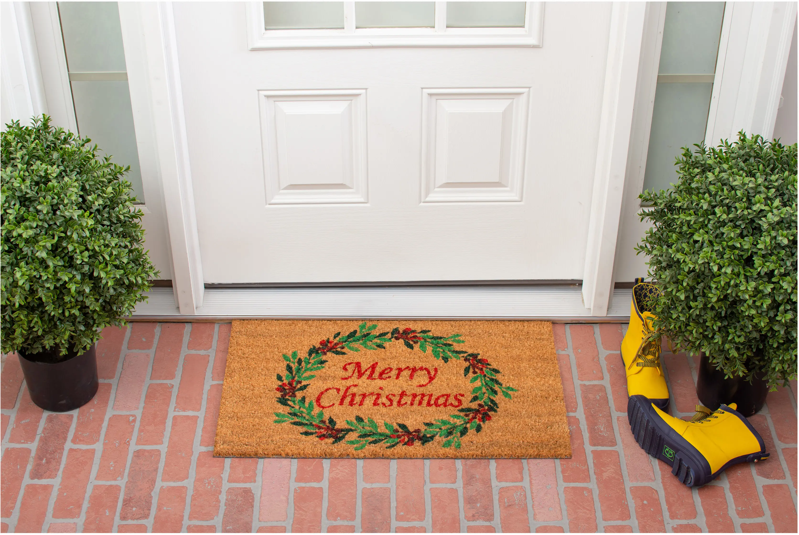 101941729 Christmas Wreath Doormat-3