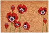 104032436 Red Poppies Doormat