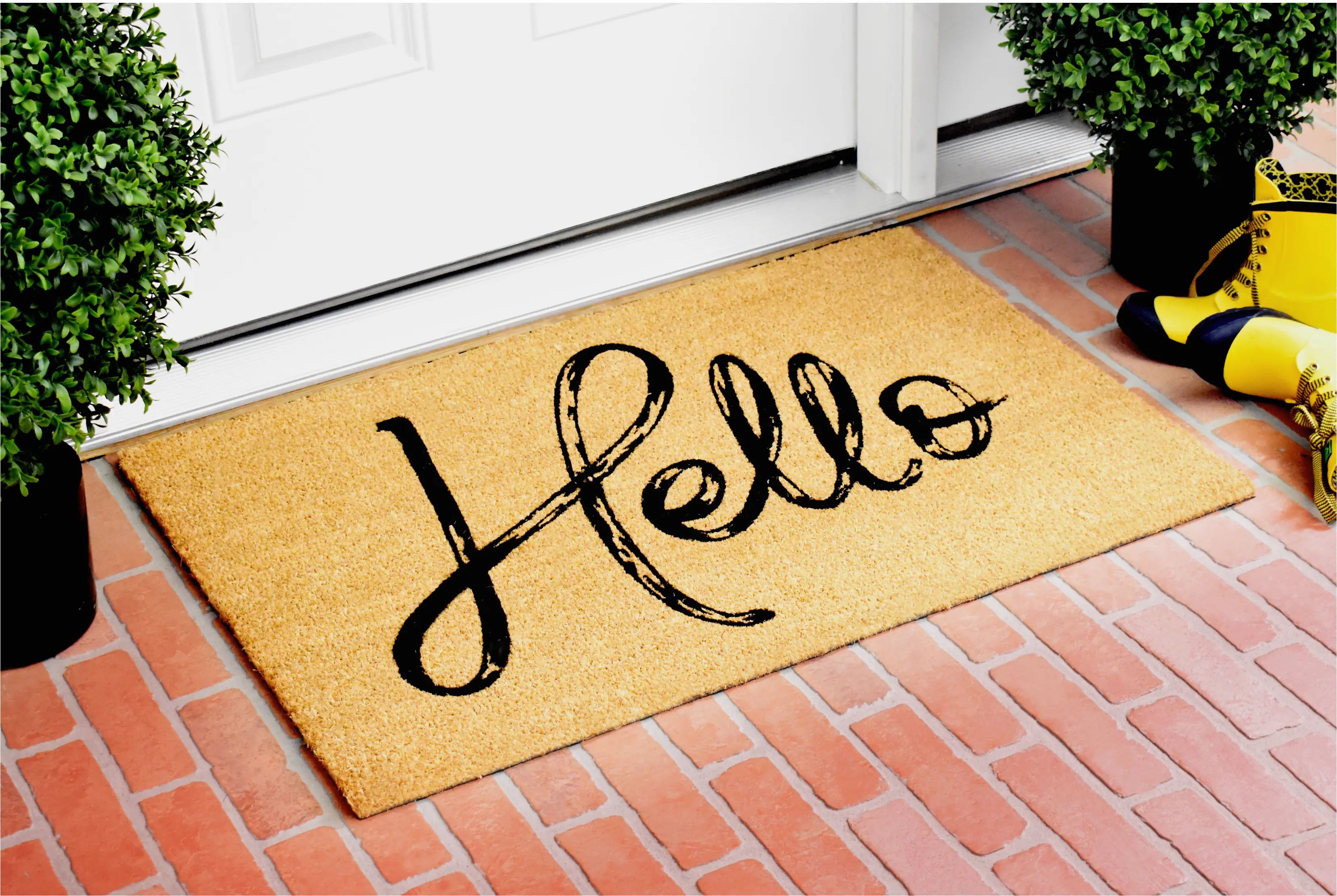 104762436 Canty Hello Natural Doormat-3