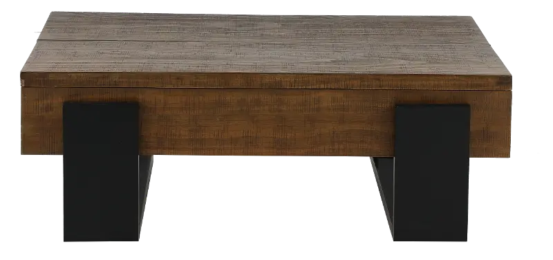 Winter Park Brown and Black Coffee Table
