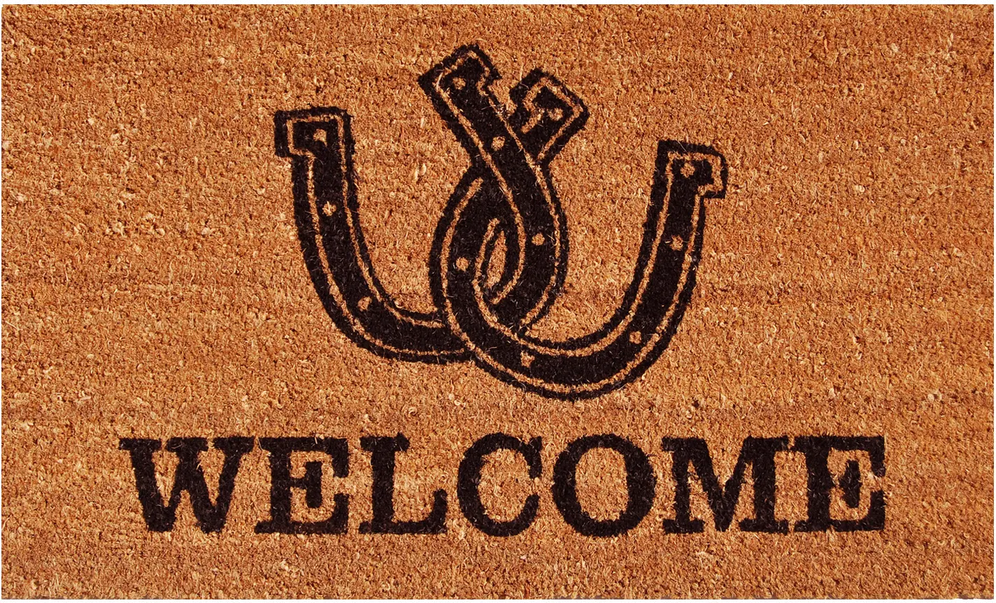 121721729 Horseshoe Welcome Doormat-2