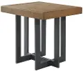 Eden Brown and Black End Table
