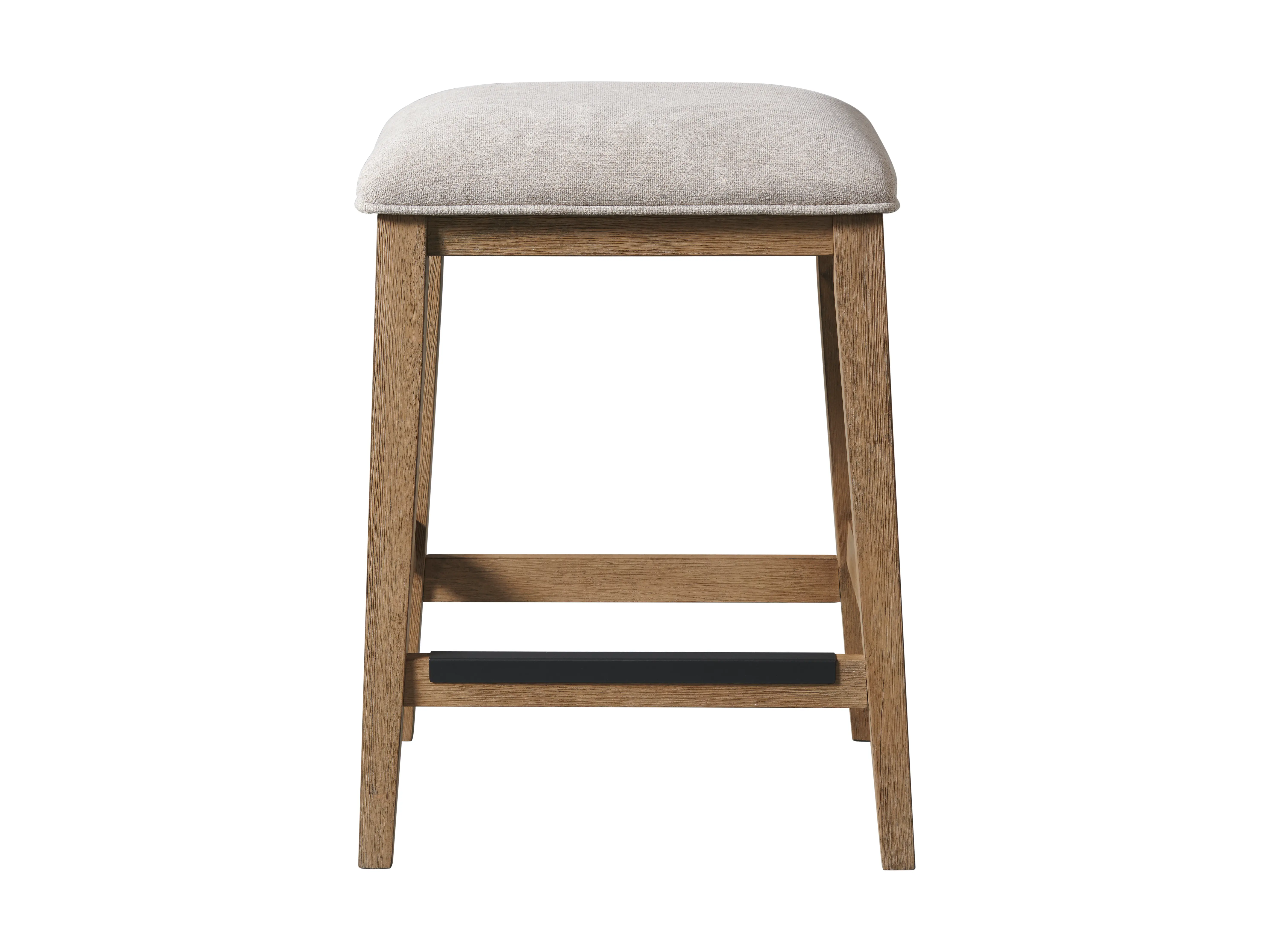 Eden Brown and Black Sofa Table with Upholstered Stools-9