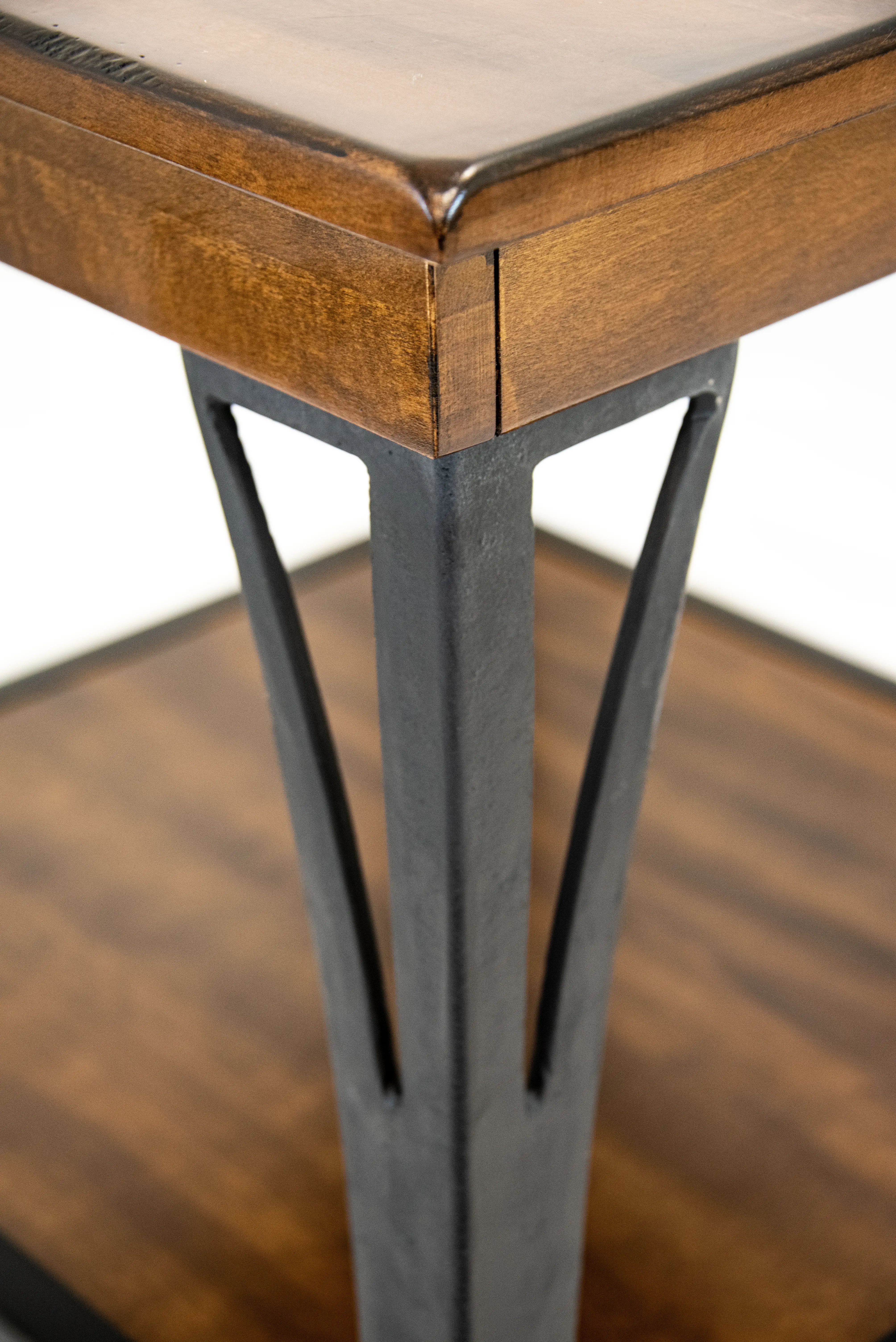 District Black and Brown End Table-6