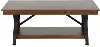 District Black and Brown Coffee Table