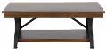 District Black and Brown Coffee Table
