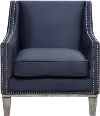 Navy Aster Accent Chair