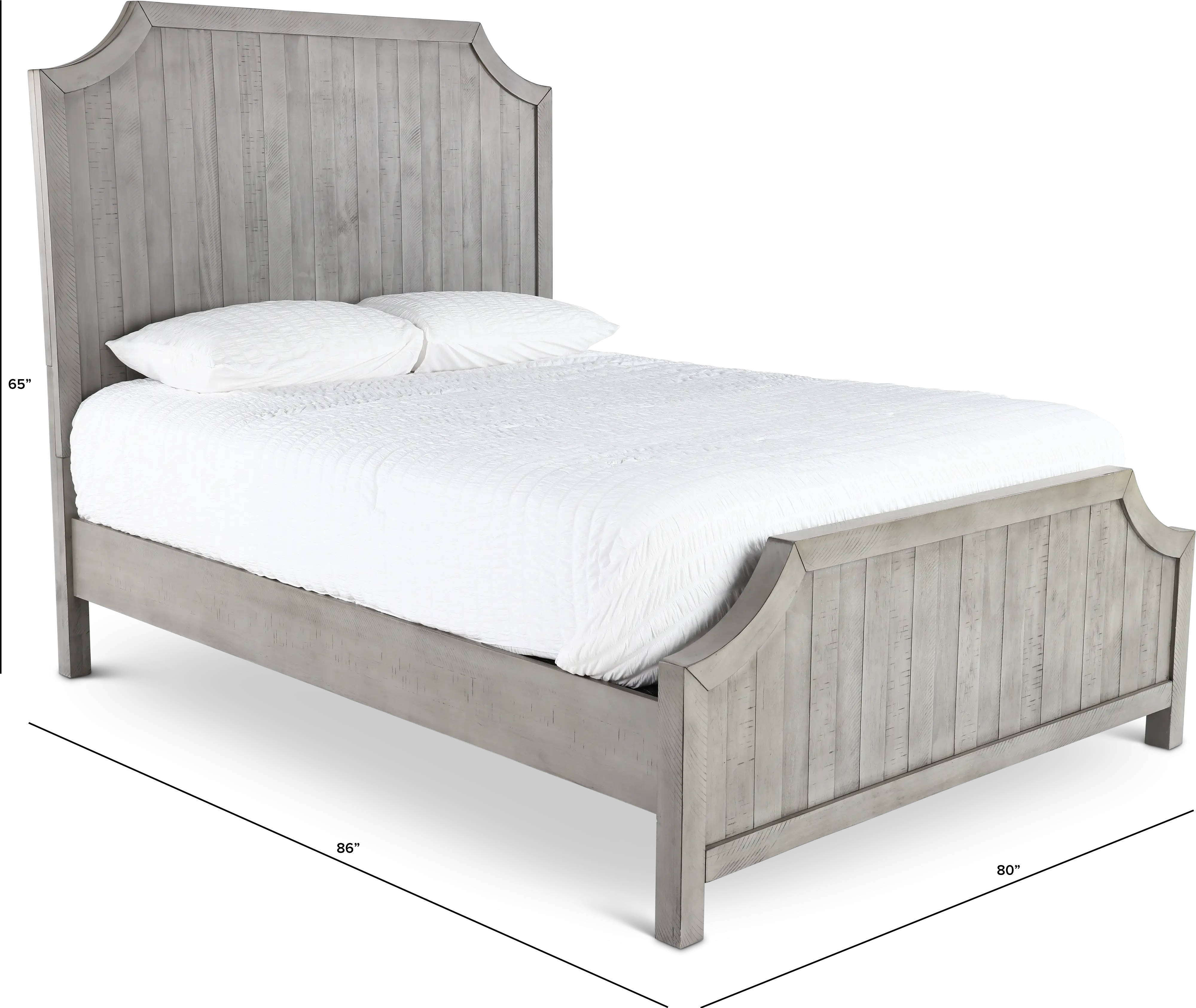 Beach House Gray King Bed-3