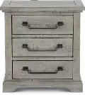 Beach House Gray Nightstand