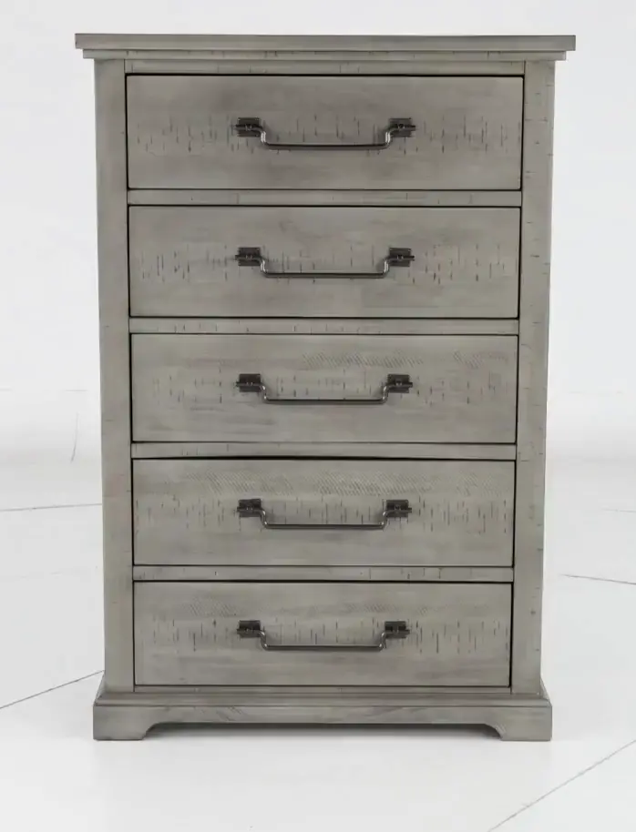 Beach House Gray Chest of Drawers-6