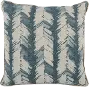 Lola Blue and Cream Throw Pillow