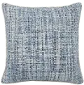 Brax Blue and Ivory Throw Pillow