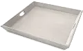 Westwood White Tabletop Wood Tray with Cut Out Handles