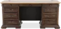 Sonoma Brown Double Pedestal Desk