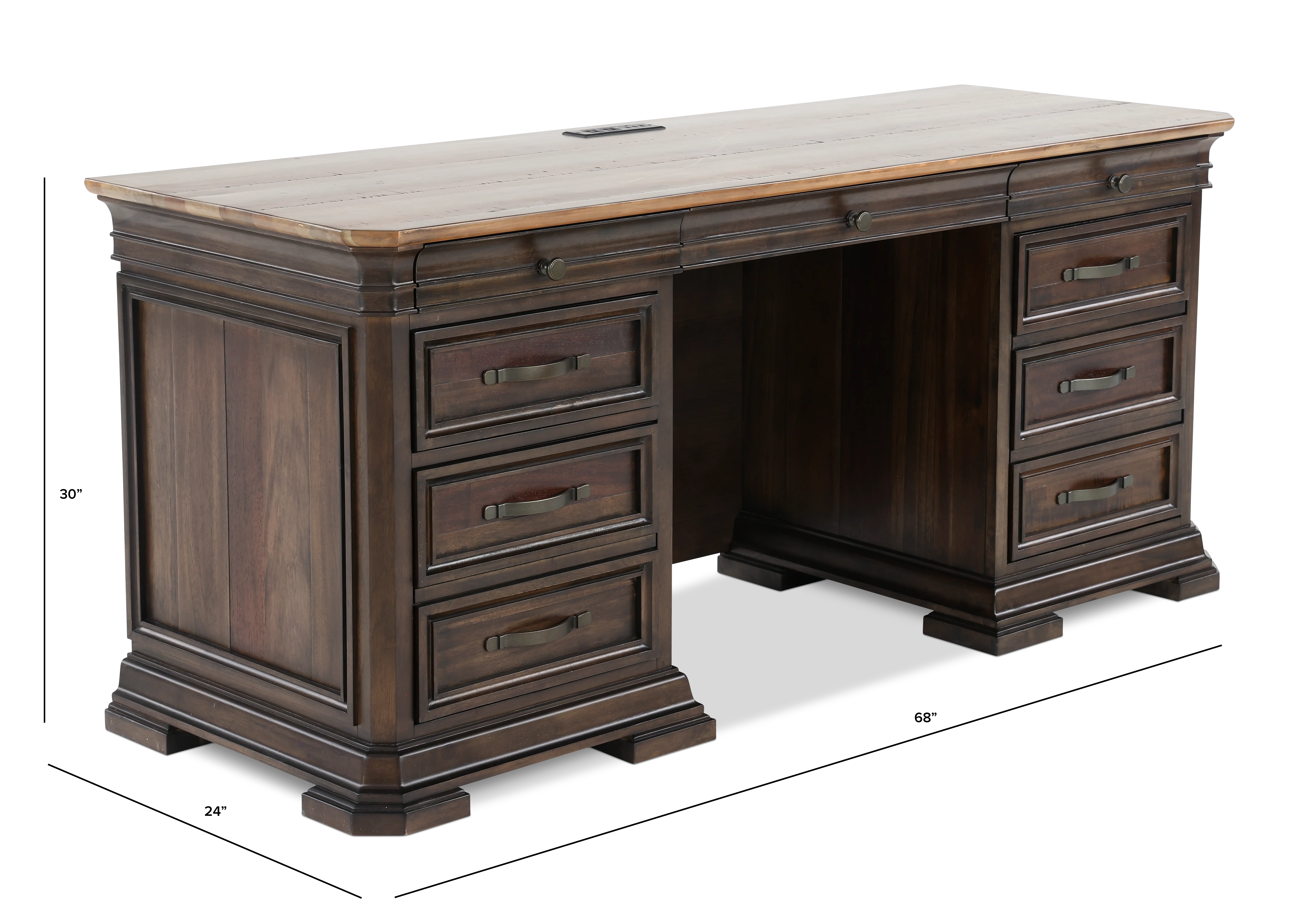 Sonoma Brown Credenza-3
