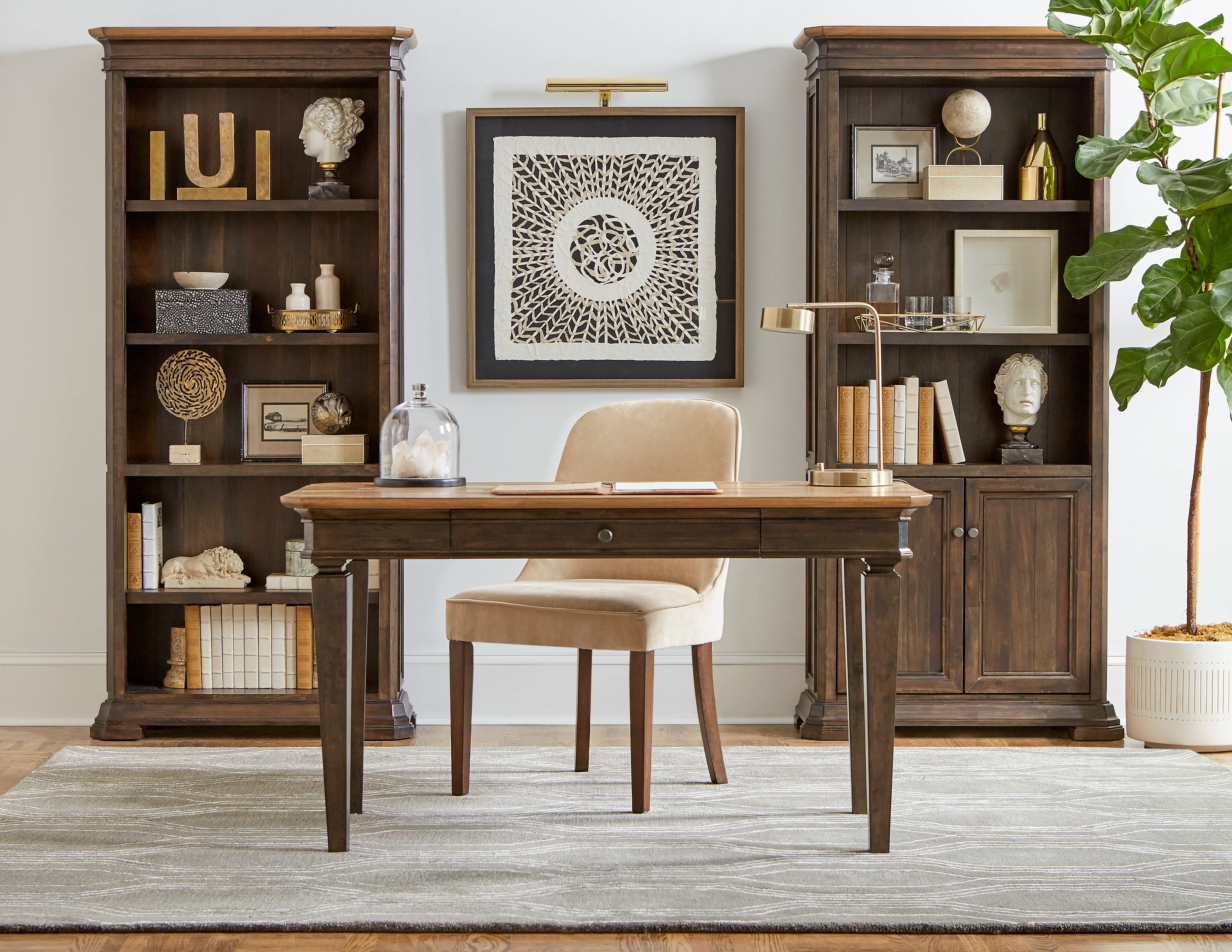 Sonoma Brown Open Bookcase-2