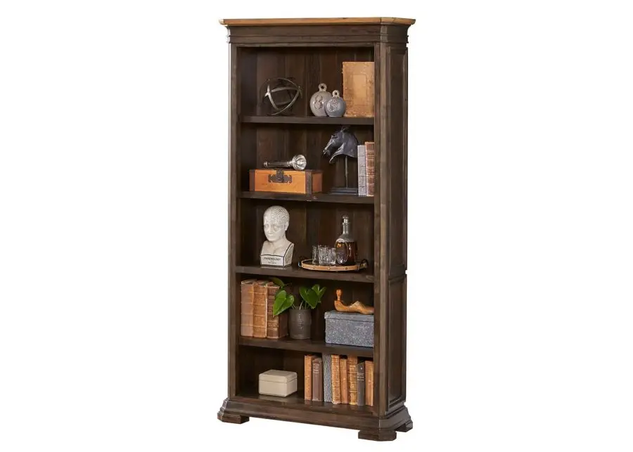 Sonoma Brown Open Bookcase-9
