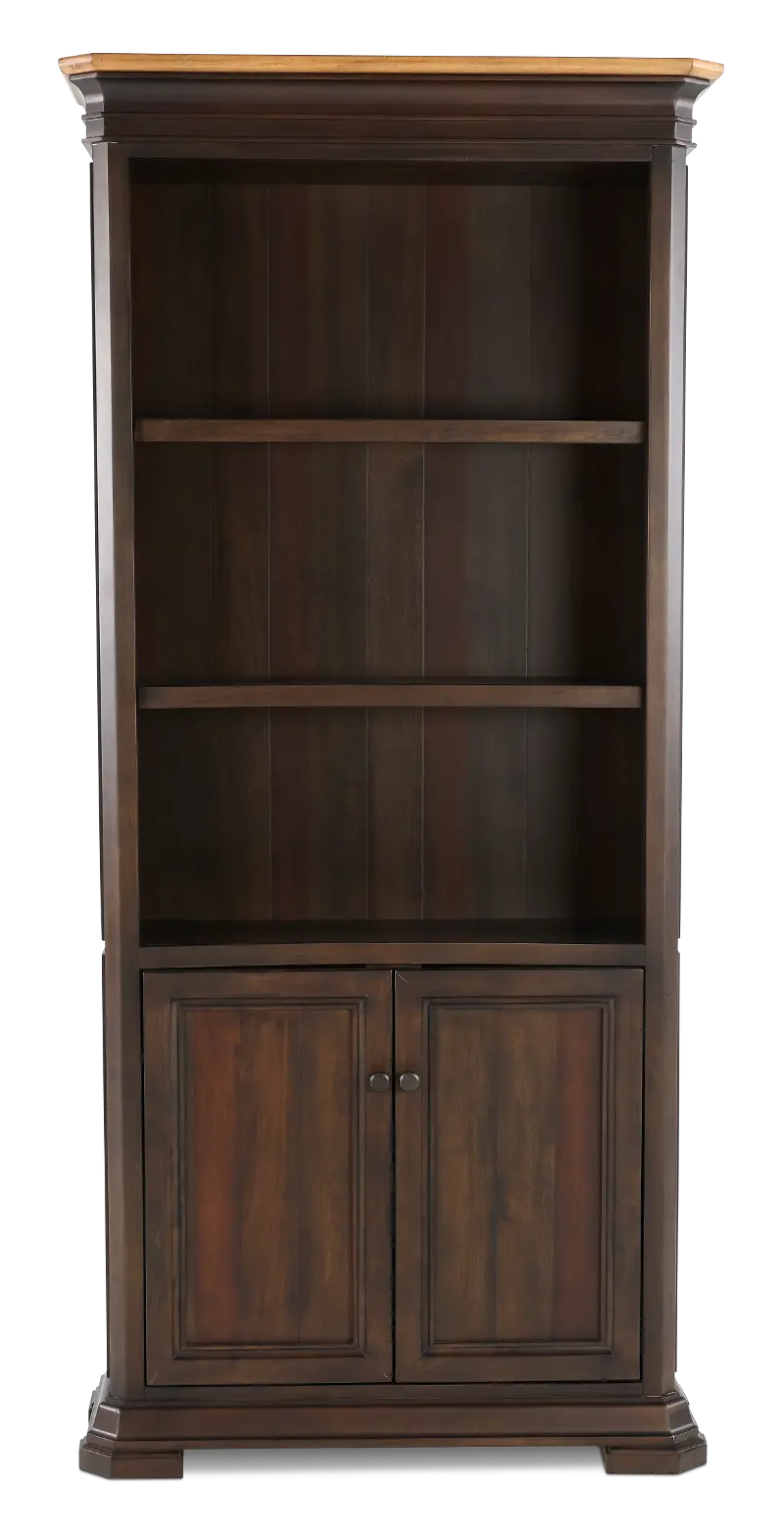 Sonoma Brown Storage Bookcase