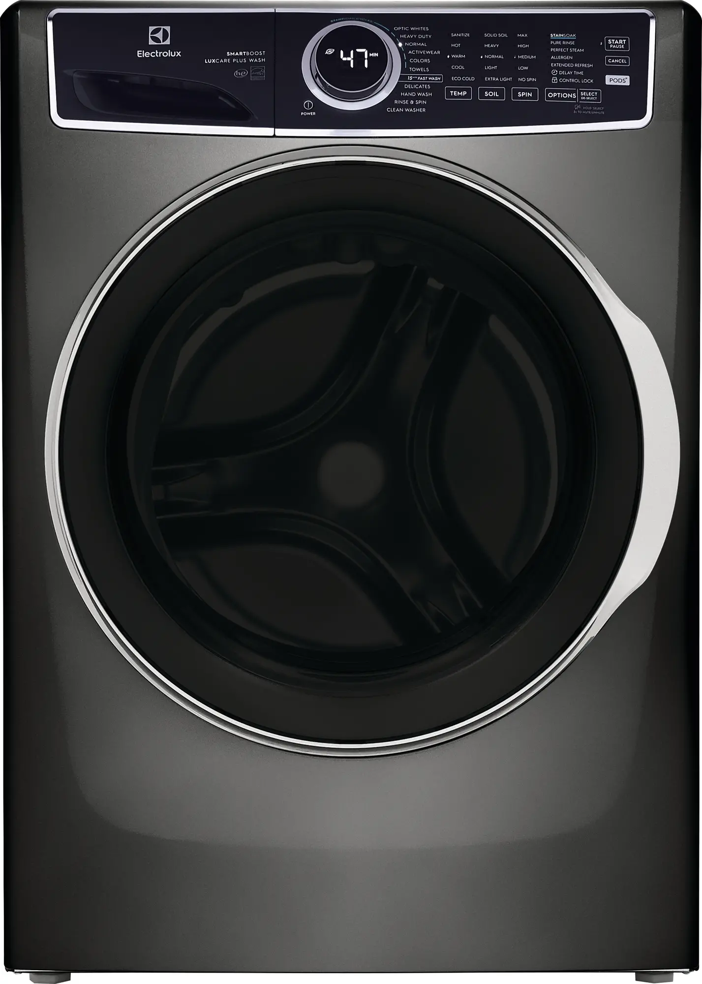 ELFW7637AT Electrolux 4.5 cu ft Front Load Washer with LuxCare Plus Wash - Titanium-1