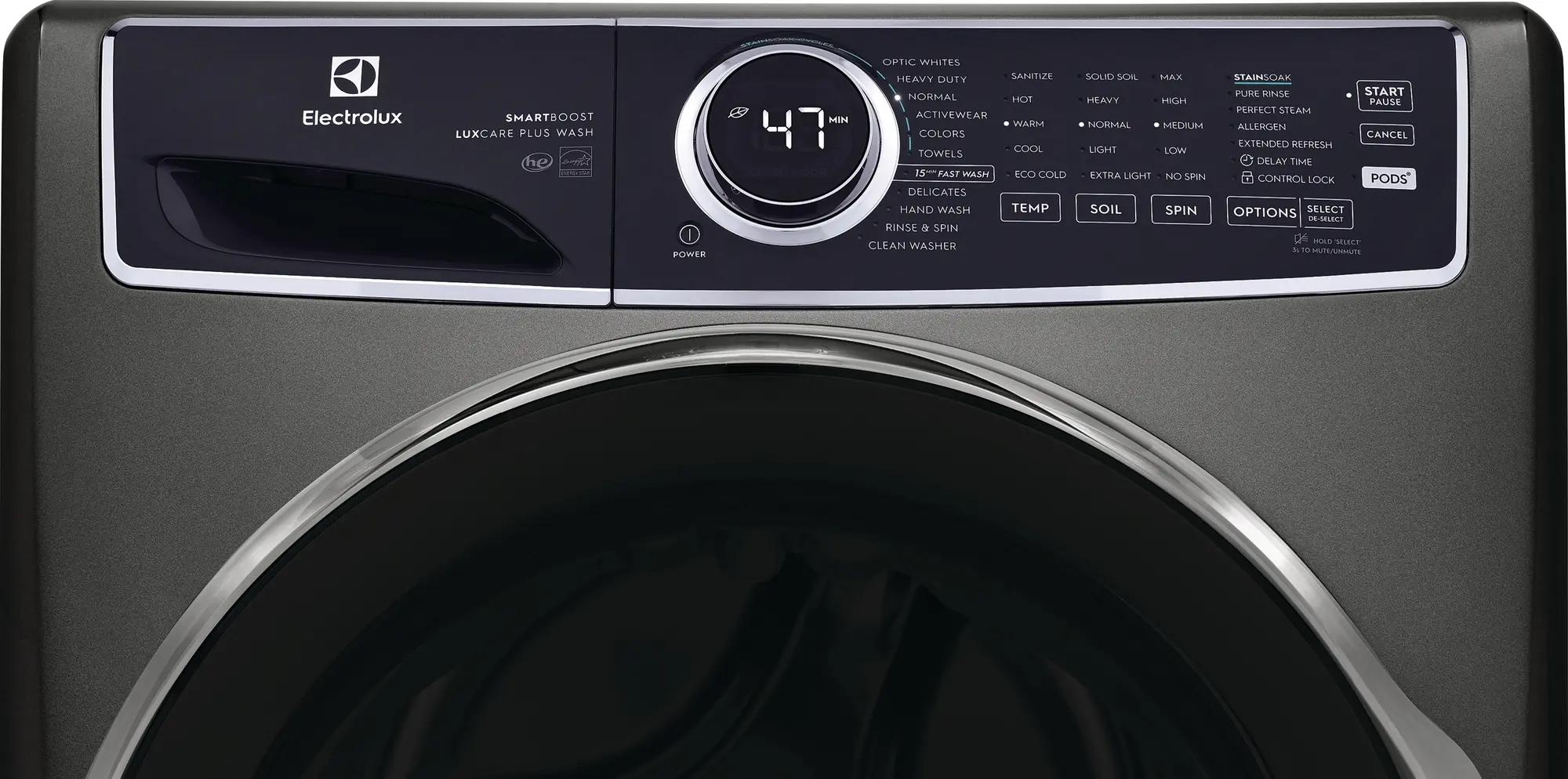 ELFW7637AT Electrolux 4.5 cu ft Front Load Washer with LuxCare Plus Wash - Titanium-2