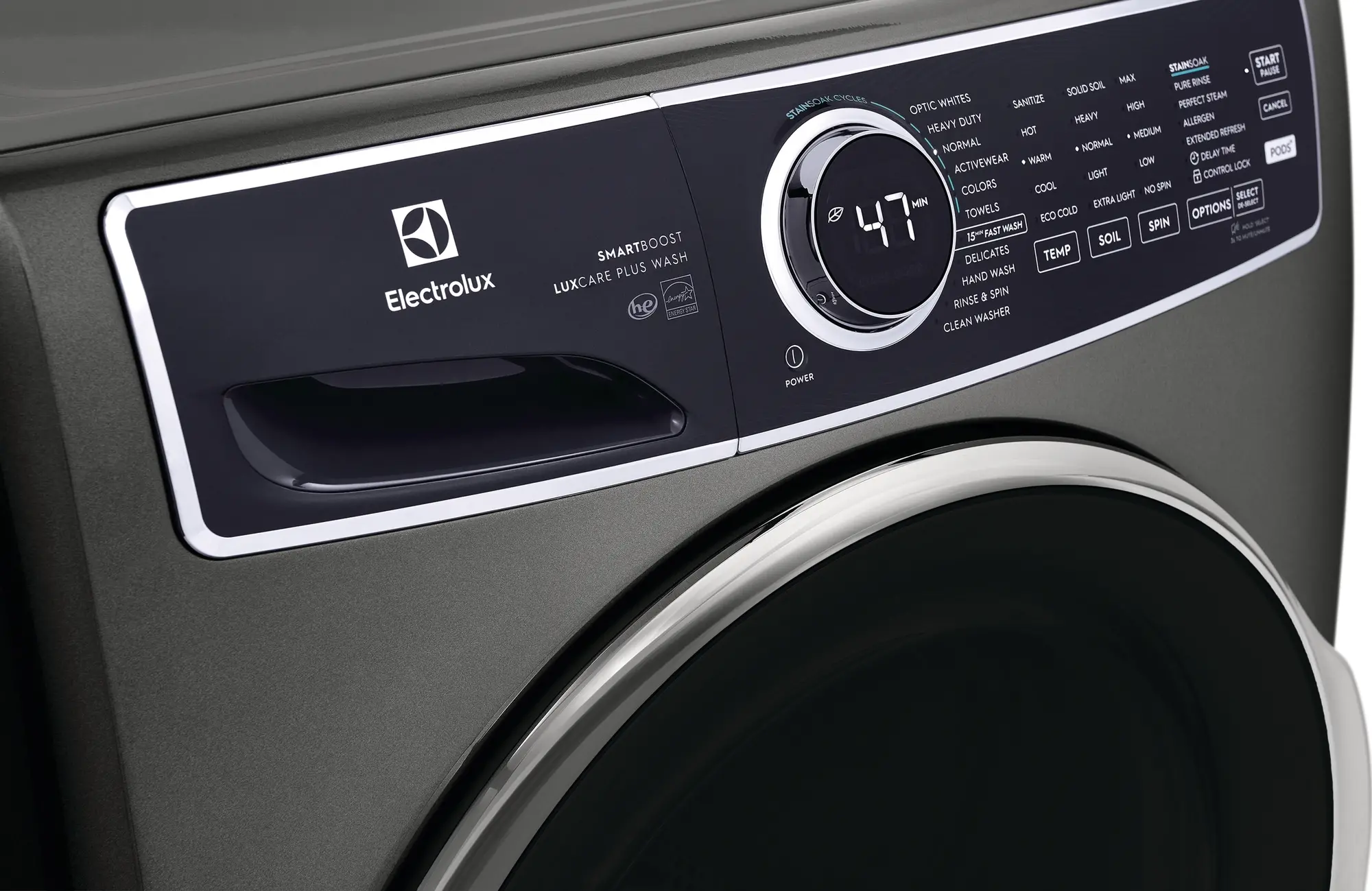 ELFW7637AT Electrolux 4.5 cu ft Front Load Washer with LuxCare Plus Wash - Titanium-4
