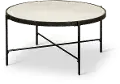 Vienna Black and White Marble Coffee Table