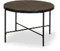 Vienna Black and Brown Wood Coffee Table