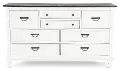 417-BR31 Allyson Park White Dresser