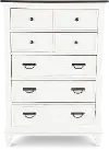 417-BR41 Allyson Park White Chest of Drawers