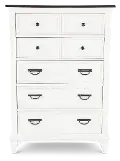 417-BR41 Allyson Park White Chest of Drawers
