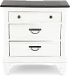 417-BR61 Allyson Park White Nightstand