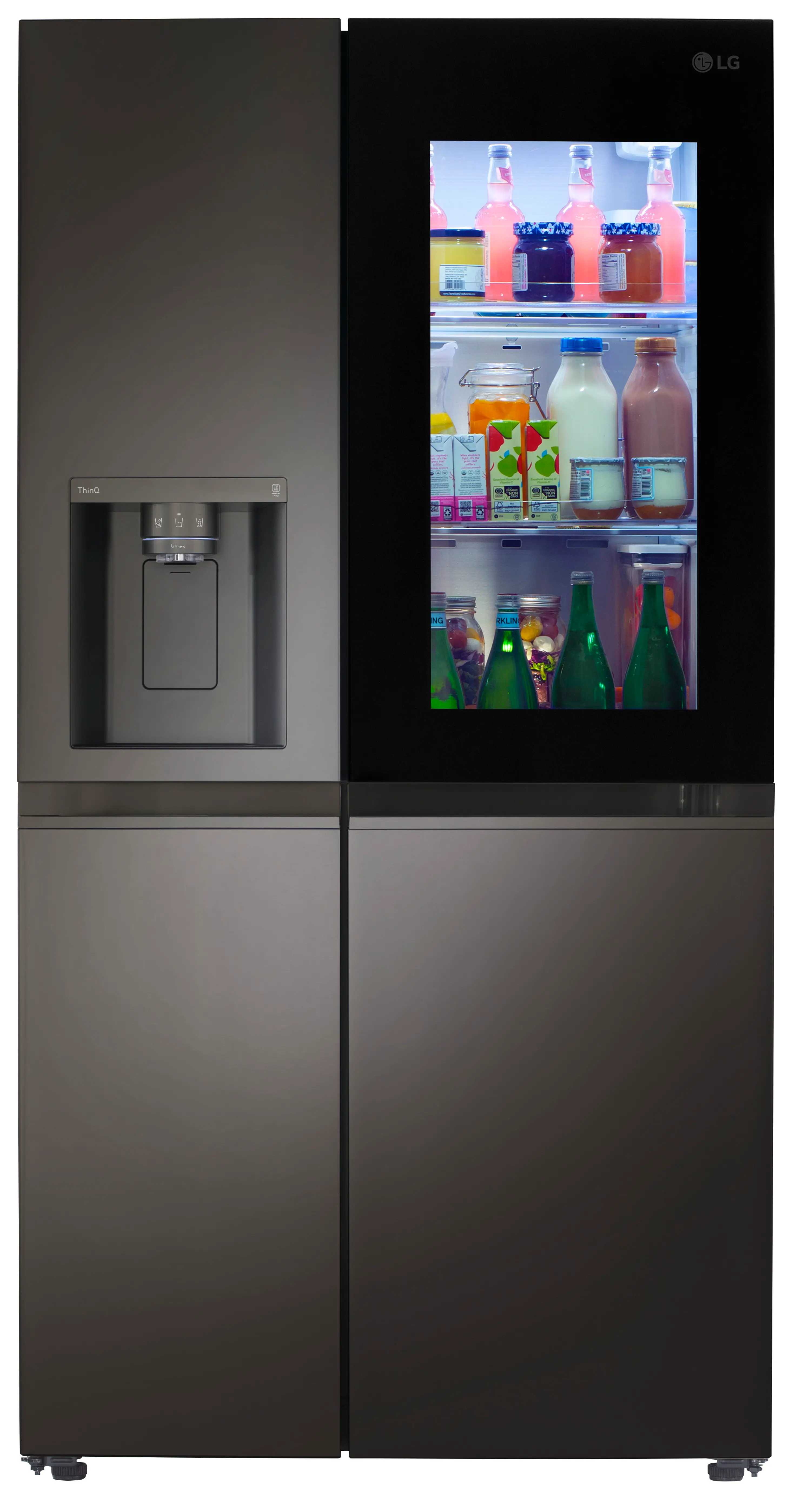 LRSOS2706D LG 26.8 cu ft Side by Side Refrigerator - Black Stainless Steel-1