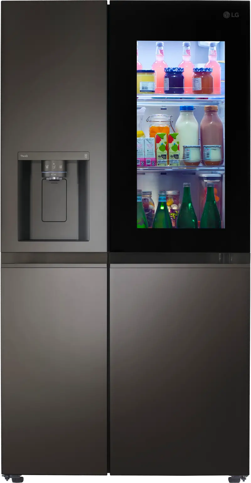 LG 26.8 cu ft Side by Side Refrigerator - Black Stainless Steel