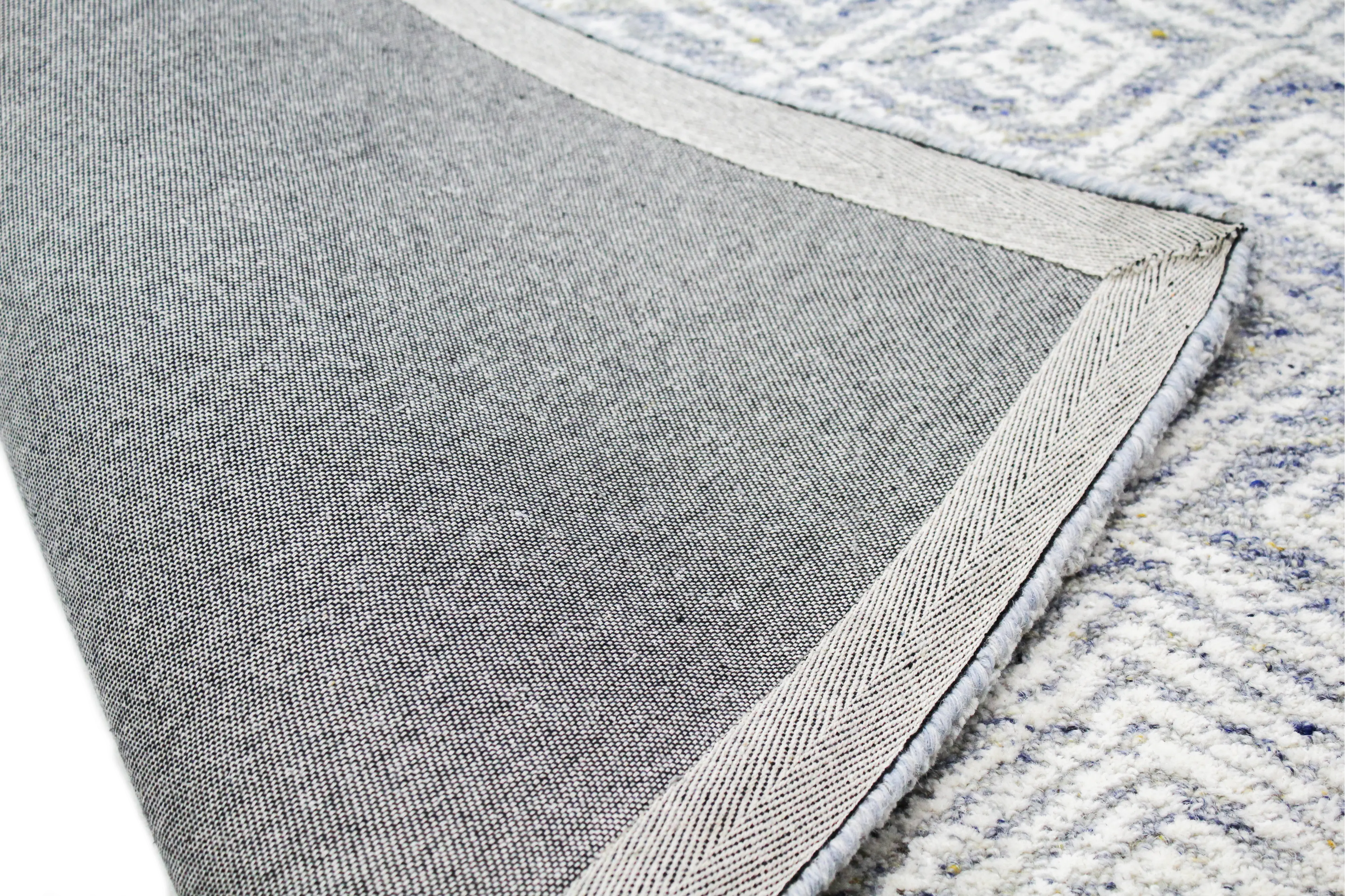 R130-BL-5X7.6-LC159 Verona 5 x 8 Naana Contemporary Blue Area Rug-4