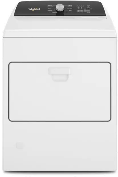 WGD5010LW Whirlpool Gas Dryer W5010 - White 7.0 cu ft-1
