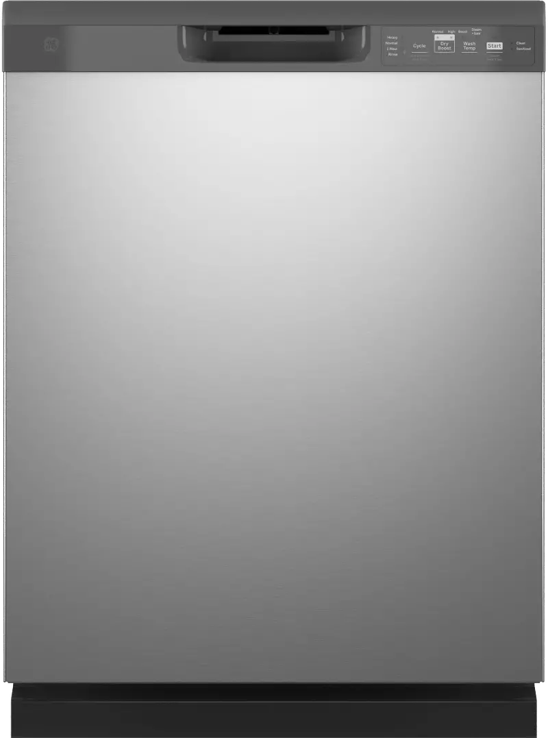 GE Front Control Dishwasher - Stainless Steel